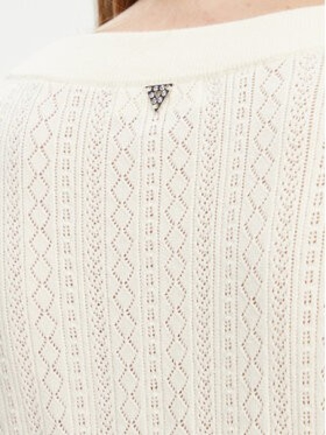 Guess Kardigan W5YR01 Z2ZK2 Biały Regular Fit