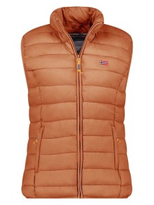 Geographical Norway Kamizelka pikowana "Vatikolor" w kolorze jasnobrązowym rozmiar: XL