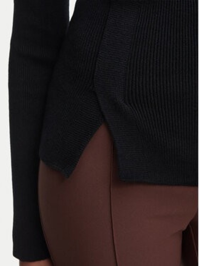 Rinascimento Sweter CFM0012355003 Czarny Slim Fit
