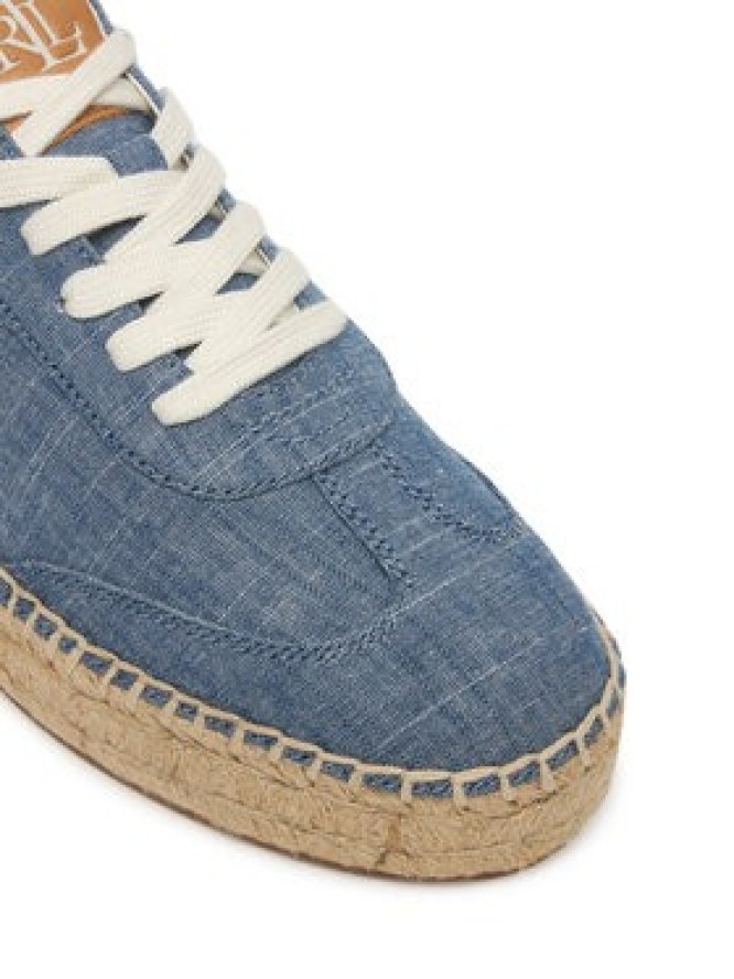 LAUREN RALPH LAUREN Espadryle 802P10497001 Niebieski