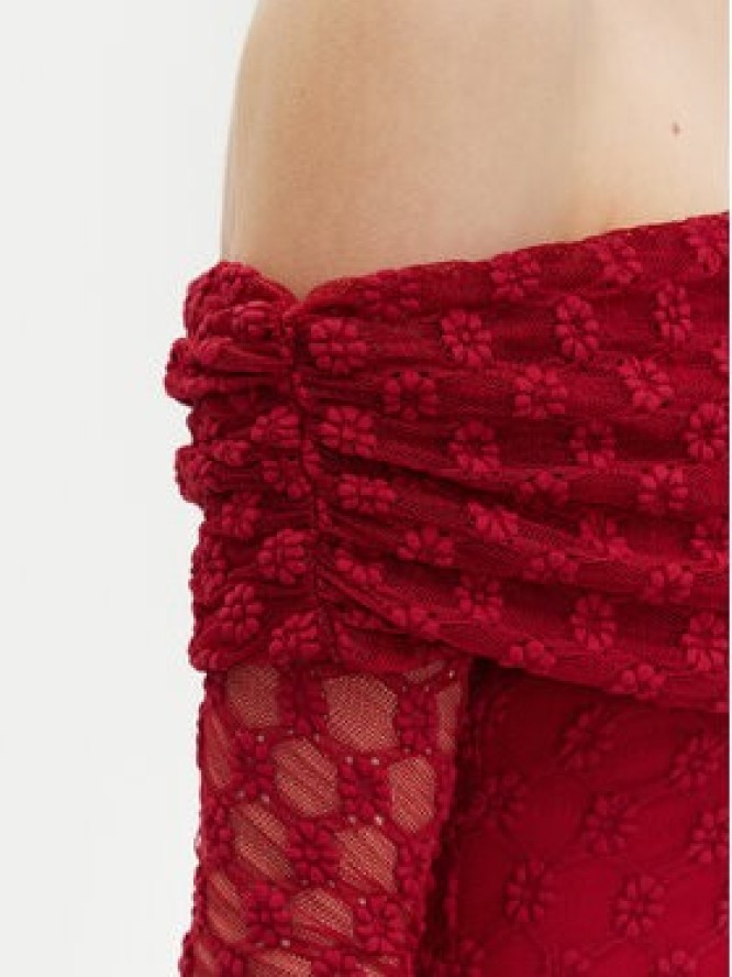 Bardot Sukienka wieczorowa 59776DB Czerwony Regular Fit