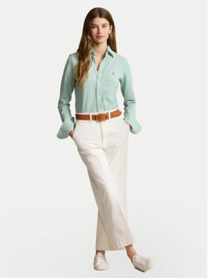 Polo Ralph Lauren Koszula 211924258009 Zielony Slim Fit