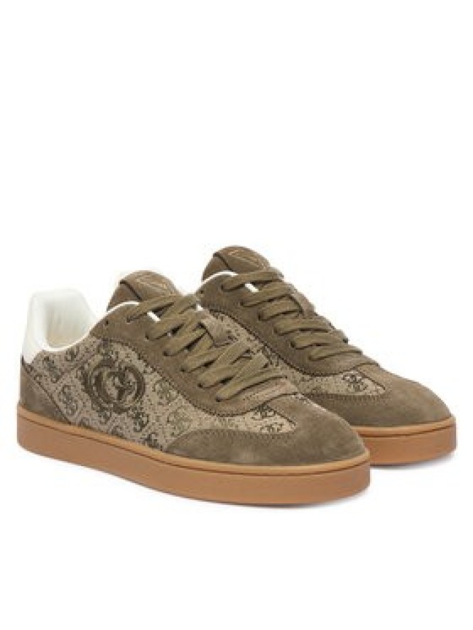 Guess Sneakersy FLTJAC LEA12 Khaki