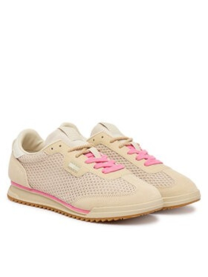 Tommy Jeans Sneakersy Tjw Low Profile Runner Knit EN0EN02992 Beżowy