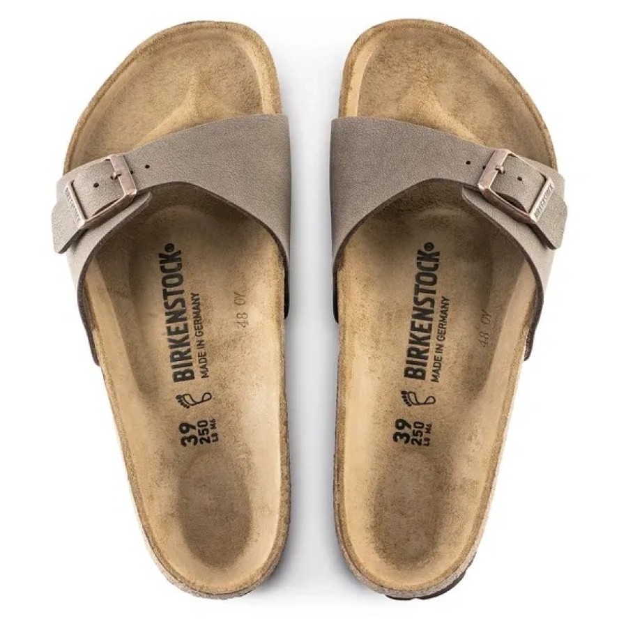 Birkenstock Madrid BFBC Klapki damskie brązowe