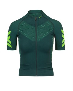 Koszulka rowerowa damska X-Bionic Twyce 4.0 Bike Zip Green