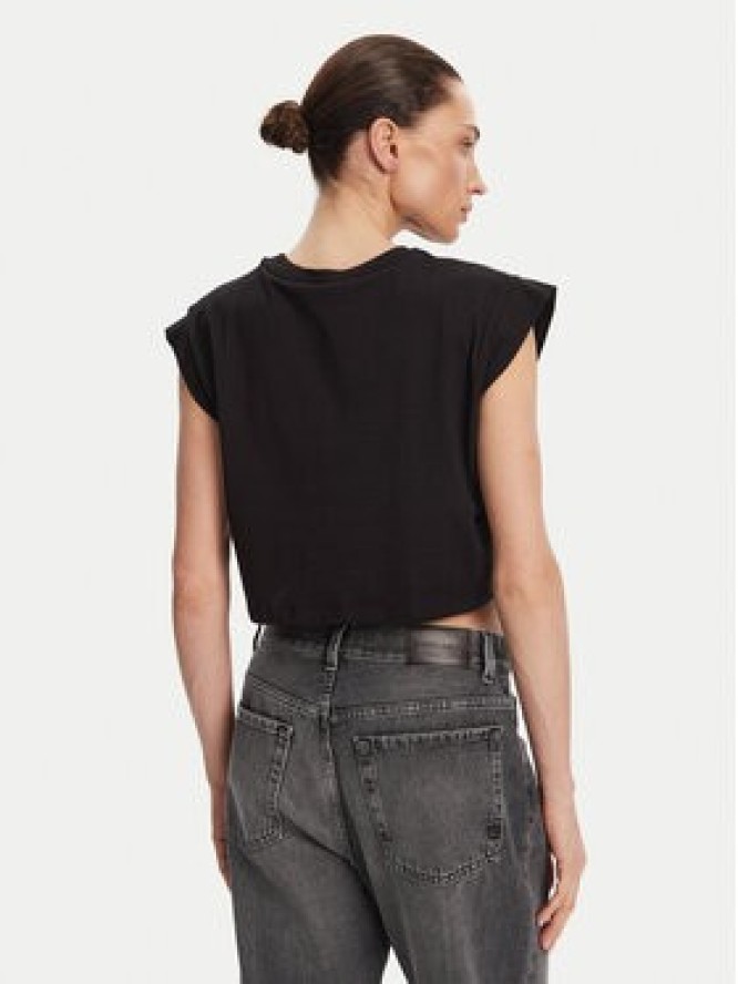 TWINSET T-Shirt 251TT2043 Czarny Regular Fit