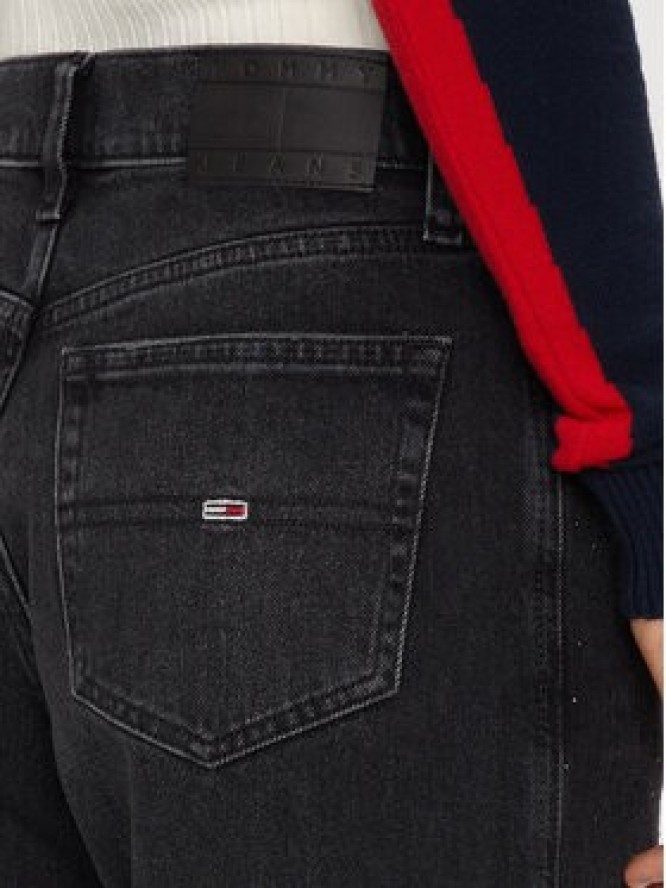 Tommy Jeans Jeansy Betsy DW0DW19739 Czarny Wide Leg