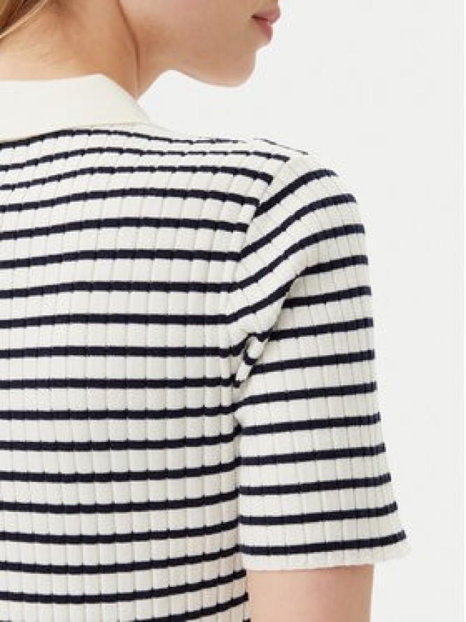 Gant Sukienka dzianinowa 4502085 Biały Slim Fit