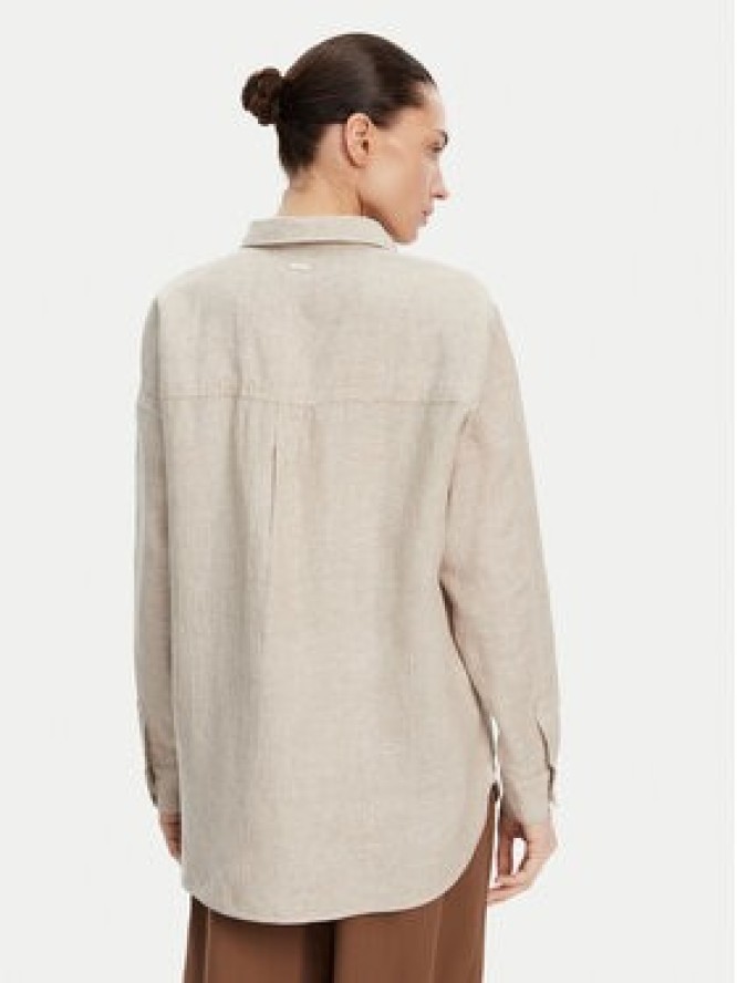 Barbour Koszula Hampton LSH1596SN31 Beżowy Relaxed Fit