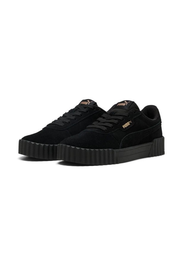 Buty sportowe damskie Puma Carina 3.0 SD Black-Gold (40072101)