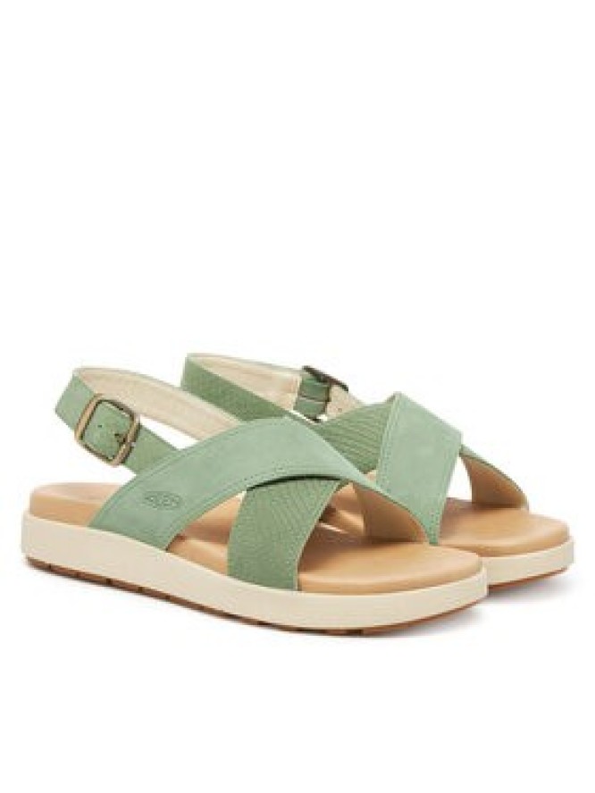 Keen Sandały Elle Luxe Cross Strap 1030525 Zielony