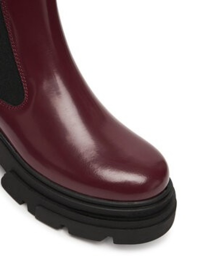 Tommy Hilfiger Sztyblety Shiny FW0FW09042 Brązowy