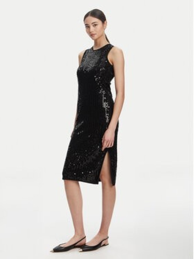 Marella Sukienka koktajlowa Adetto 2523326024 Czarny Regular Fit