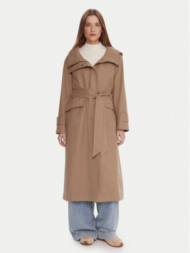 Tatuum Płaszcz przejściowy Meggy T2503.003 Beżowy Regular Fit