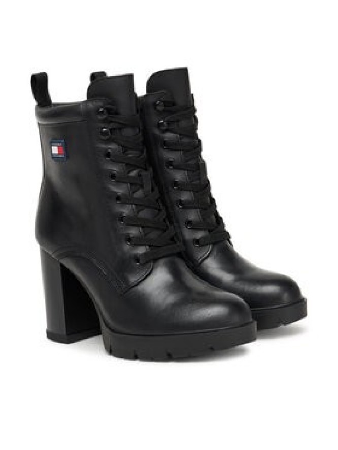 Tommy Jeans Trzewiki Tjw Lace Up EN0EN02832 Czarny