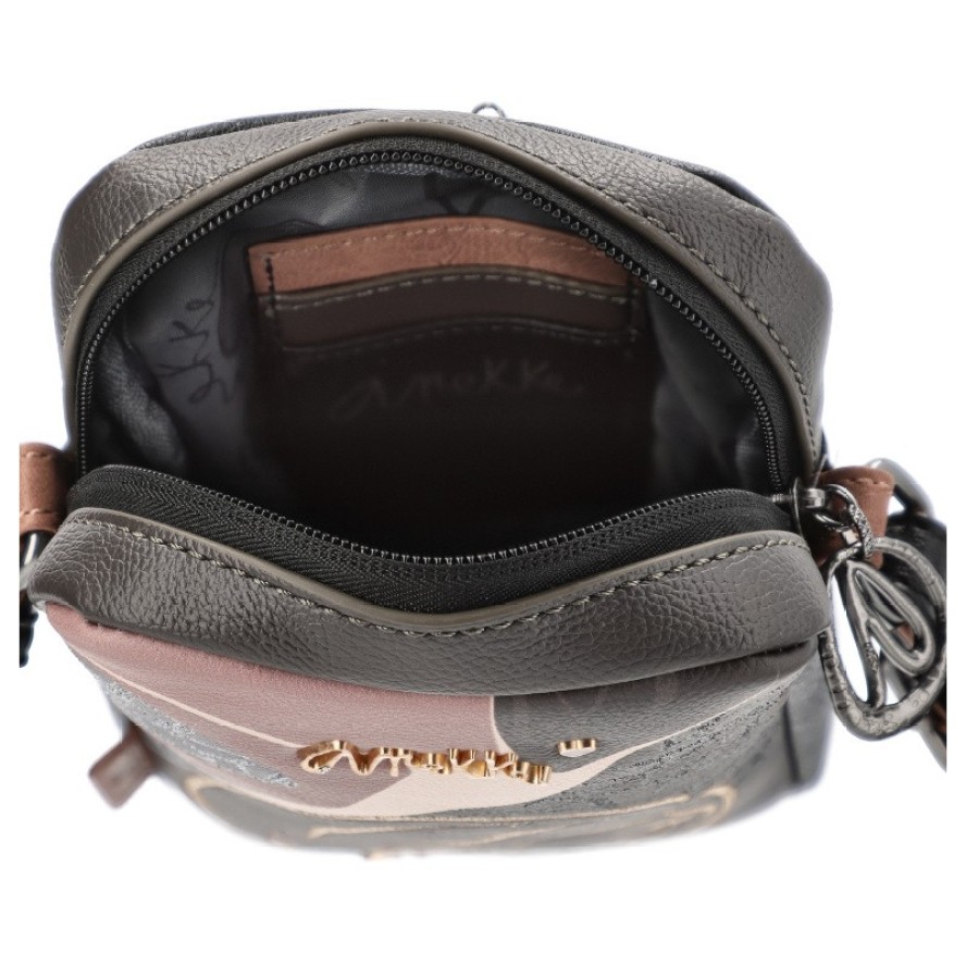 Brązowa Mała Torebka Damska Na Ramię Anekke