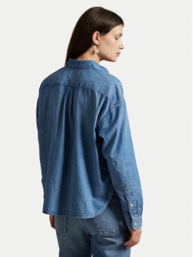 Polo Ralph Lauren Koszula jeansowa 211969457001 Niebieski Boxy Fit