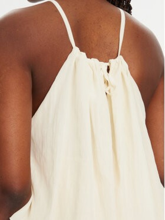 Eleh Sukienka koktajlowa ESS250043 Beżowy Regular Fit