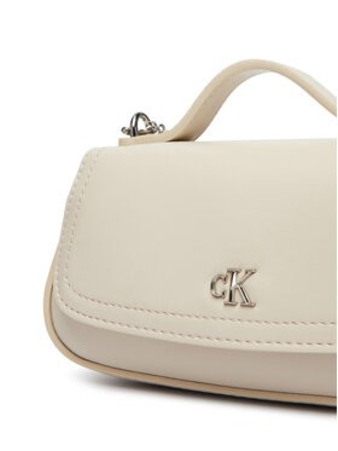 Calvin Klein Torebka LV04F3679G Kremowy