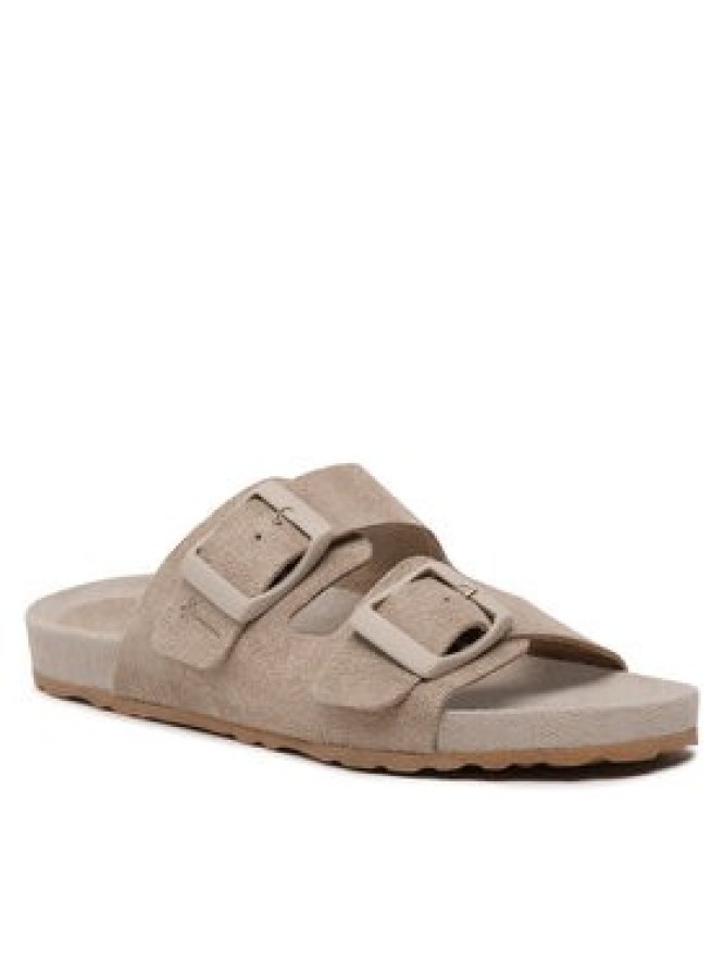 Manebi Klapki Suede Traveler Nordic Sandals W 1.9 RT Brązowy