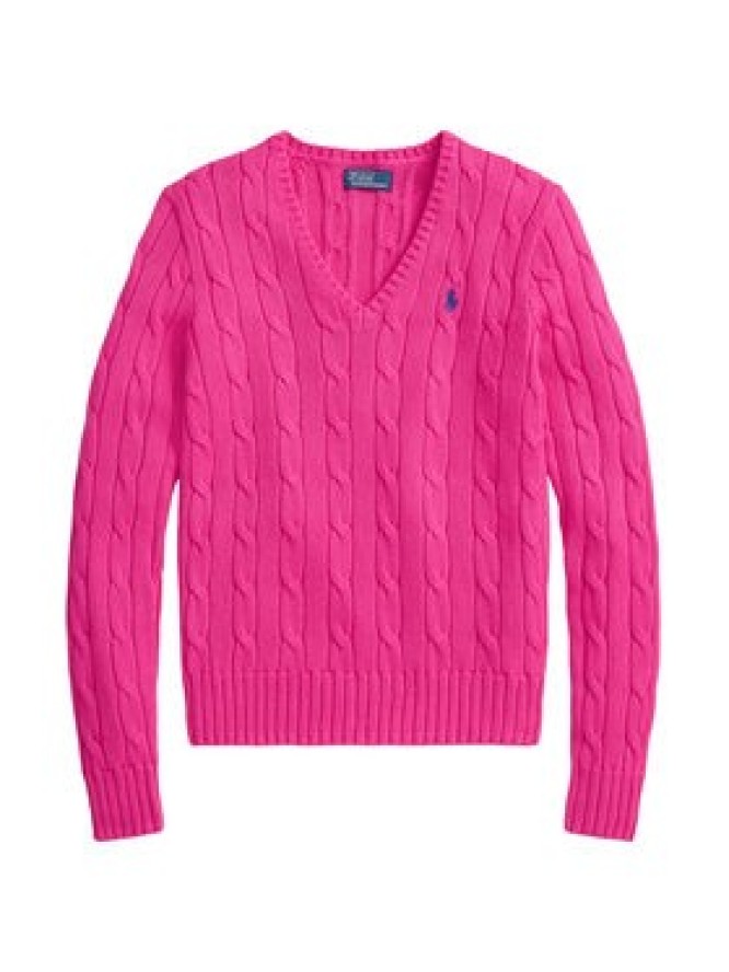 Polo Ralph Lauren Sweter 211971870509 Różowy Slim Fit