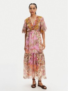 Dixie Sukienka letnia A207W043A Kolorowy Regular Fit