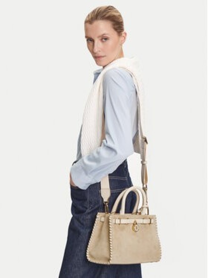 Tommy Hilfiger Torebka American Icon Mini Tote Su AW0AW17469 Beżowy