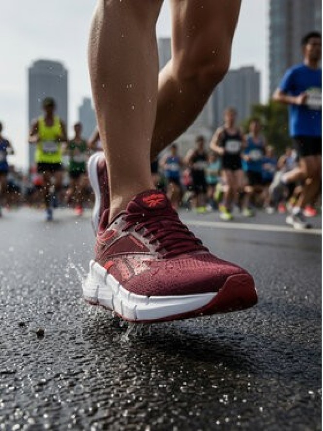 Reebok Buty do biegania EO-ZIG DYNAMICA 6 100225493 Bordowy