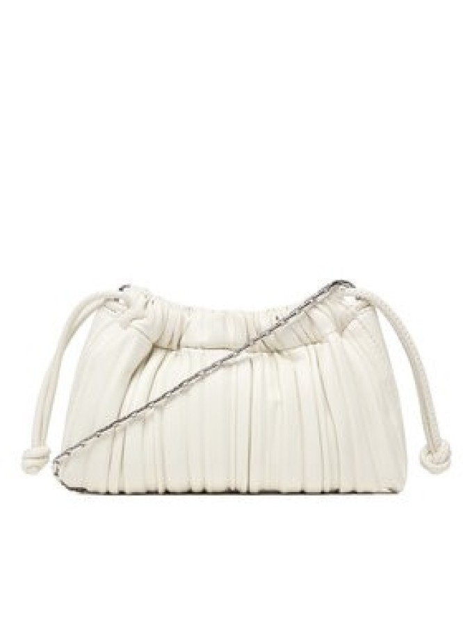 Calvin Klein Torebka Drawstring Plisse Conv Mini Cb P LV04F3077G Biały