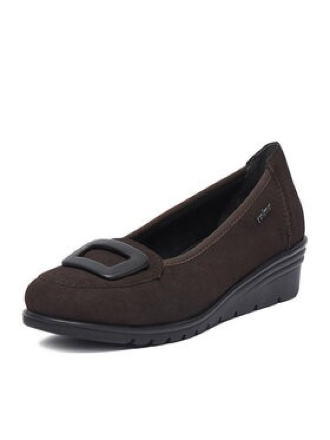 Rieker Baleriny CEO-L5362-25 Brązowy ciemny