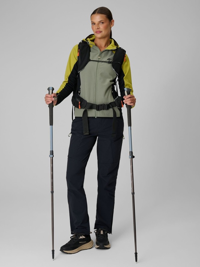 4F Kurtka softshell wiatroodporna damska - oliwkowa M
