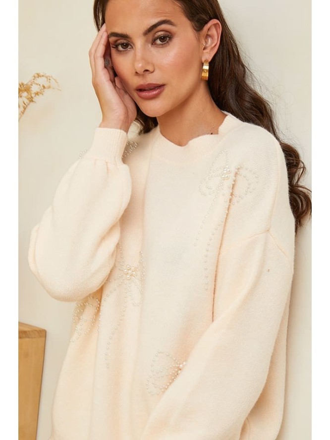 Soft Cashmere Sweter w kolorze beżowym rozmiar: 34/36