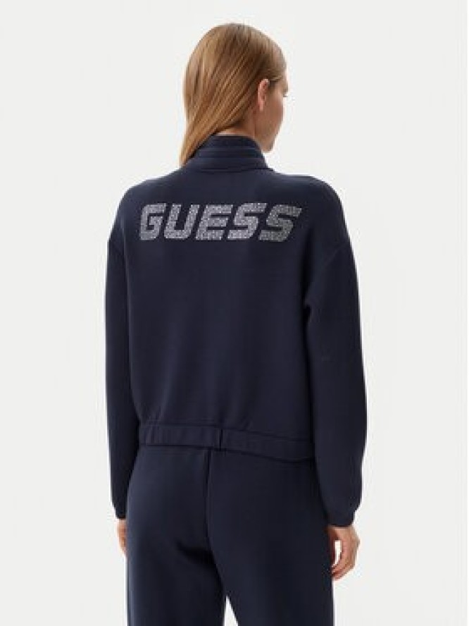 Guess Bluza V4BQ14 K7UW2 Granatowy Regular Fit