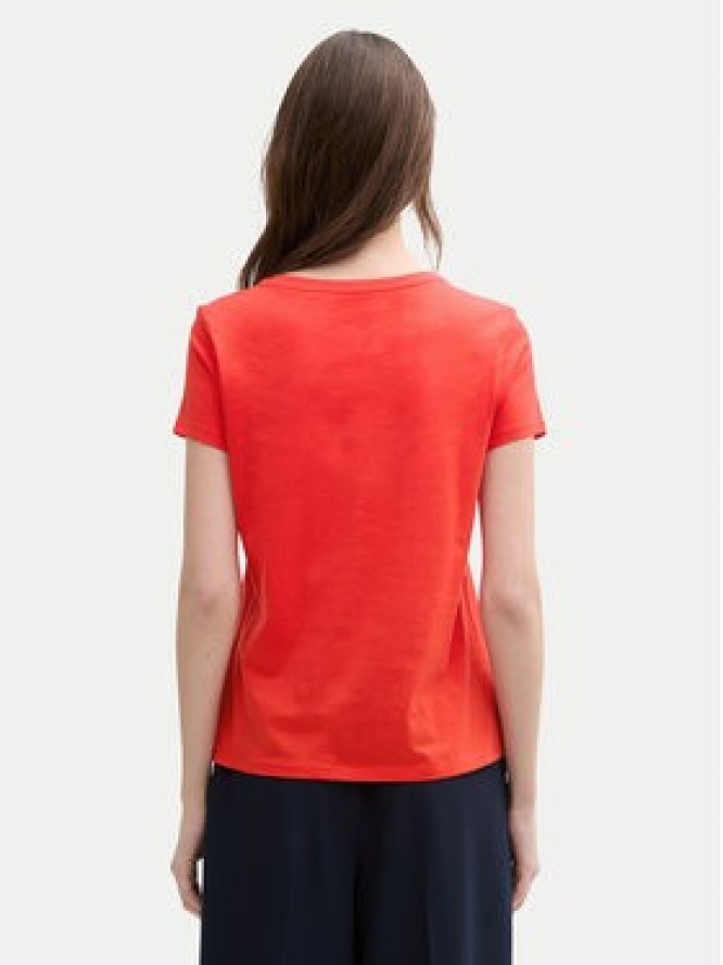 Tom Tailor Denim T-Shirt 1045417 Czerwony Regular Fit