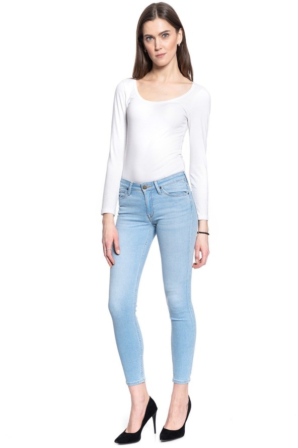 SPODNIE DAMSKIE LEE Scarlett BLEACHED AZUR L526PQXL 112111813