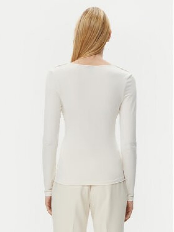 BOSS Bluzka Eulori 50534546 Beżowy Slim Fit