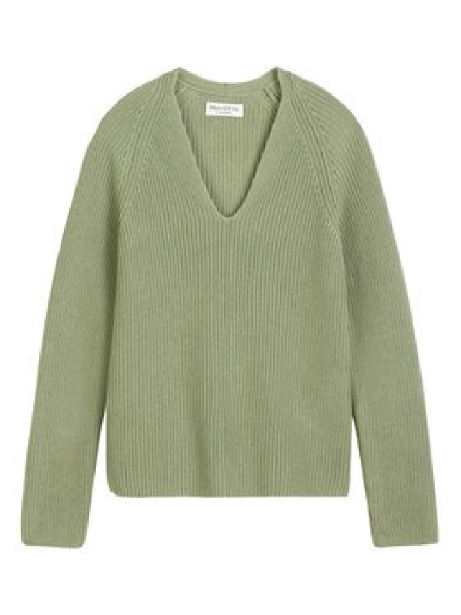 Marc O'Polo Sweter 506 6059 60097 Zielony Slim Fit