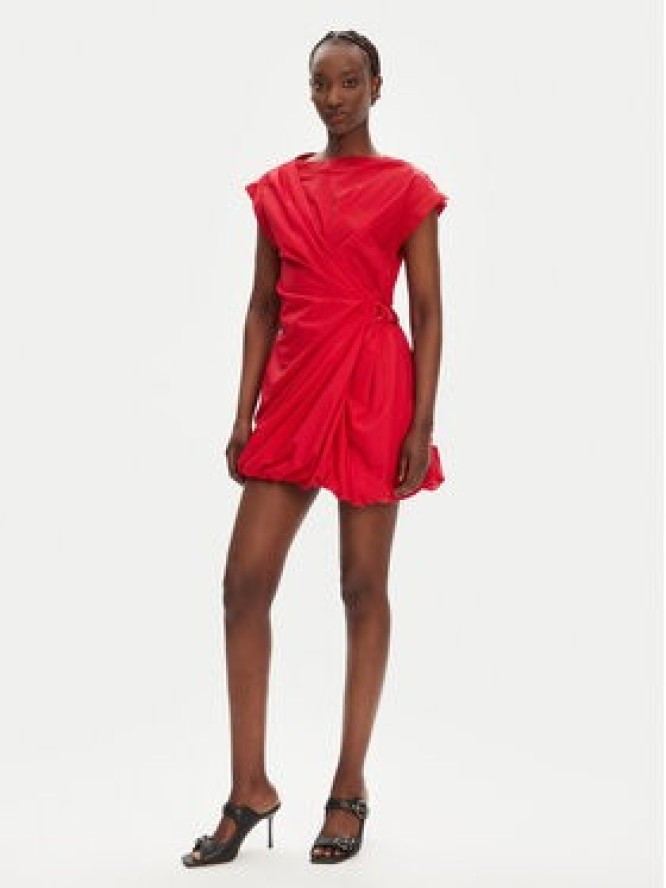 PINKO Sukienka koktajlowa Elliot 105215 A2LD Czerwony Regular Fit