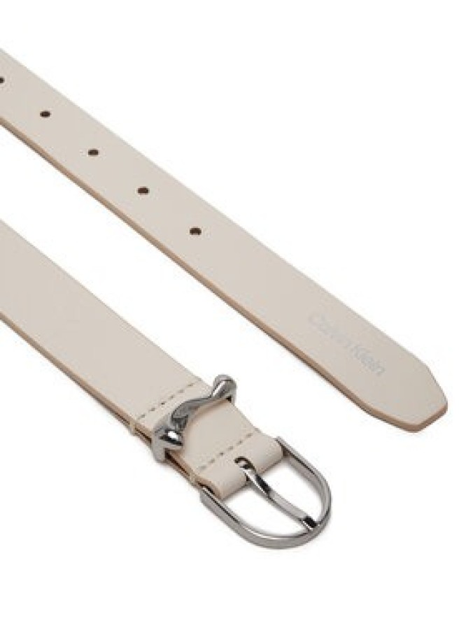 Calvin Klein Pasek Damski Ck Must Organic Loop Belt 25Mm K60K613234 Biały