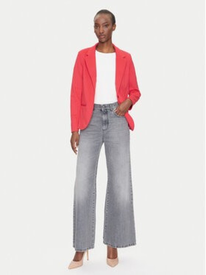 Fransa Marynarka 20605896 Czerwony Regular Fit