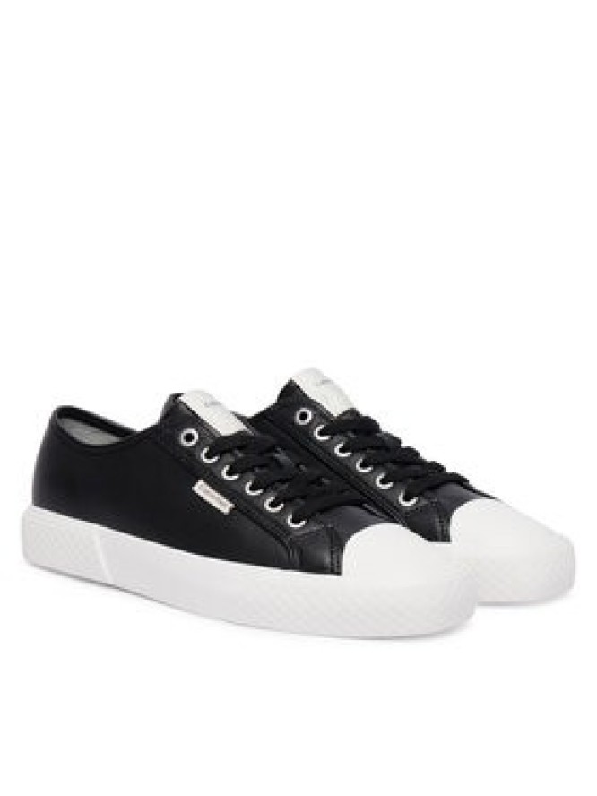 Calvin Klein Trampki Vulc Lace Up Low Lth HW0HW03077 Czarny