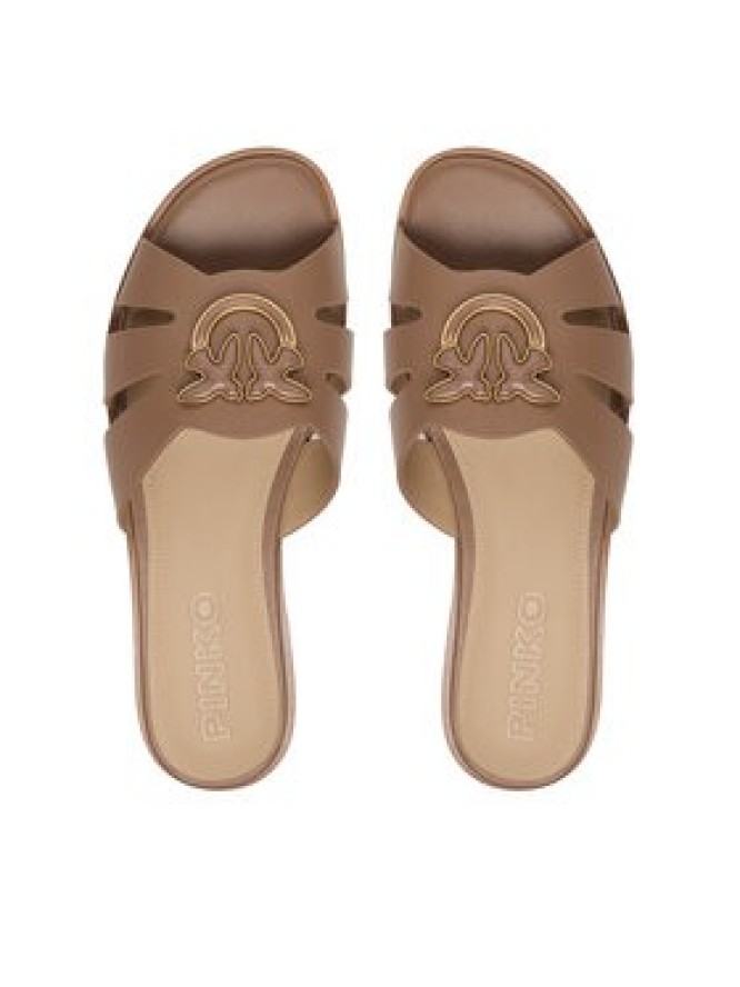 PINKO Klapki Milly 04 SD0463P001 Beżowy