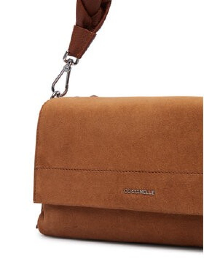 Coccinelle Torebka P6P Boheme Suede Bimaterial E1 P6P 12 01 01 Brązowy
