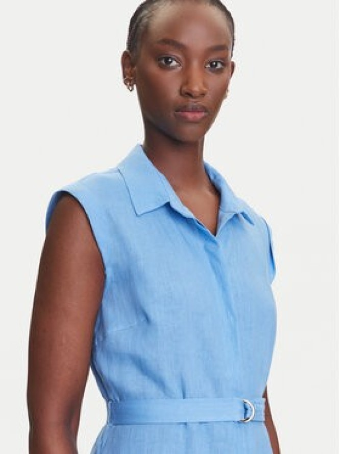 Marella Sukienka koszulowa Rodesia 2515221262 Błękitny Regular Fit