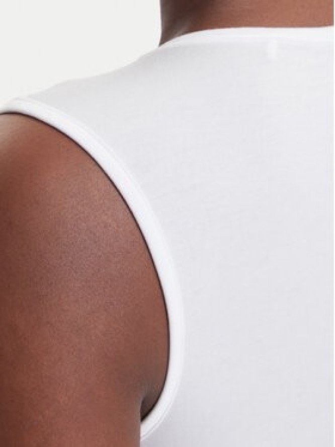 Guess Top W6YP1 7K3881 Biały Slim Fit
