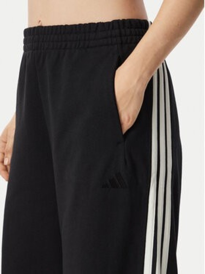 adidas Spodnie dresowe 3-Stripes KV9868 Czarny Wide Fit