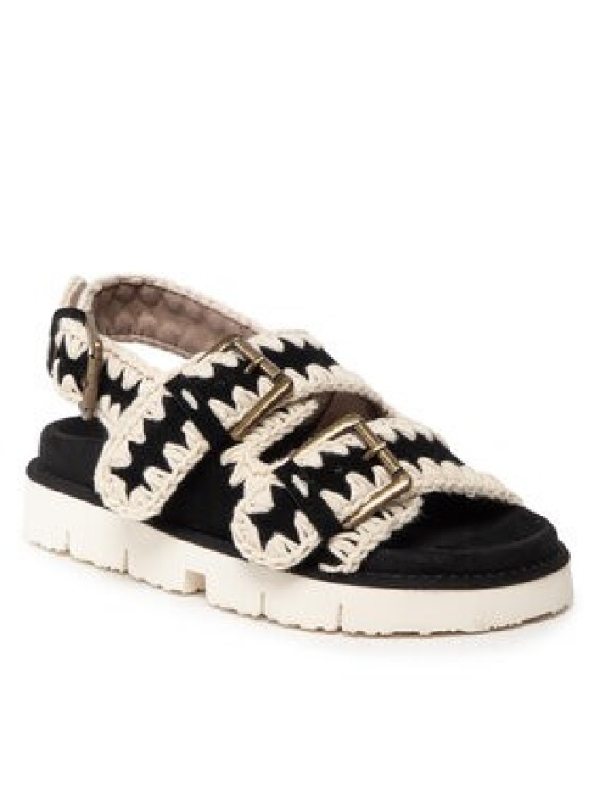 Mou Sandały New Bio # 02-With Buckles SW461003A Czarny