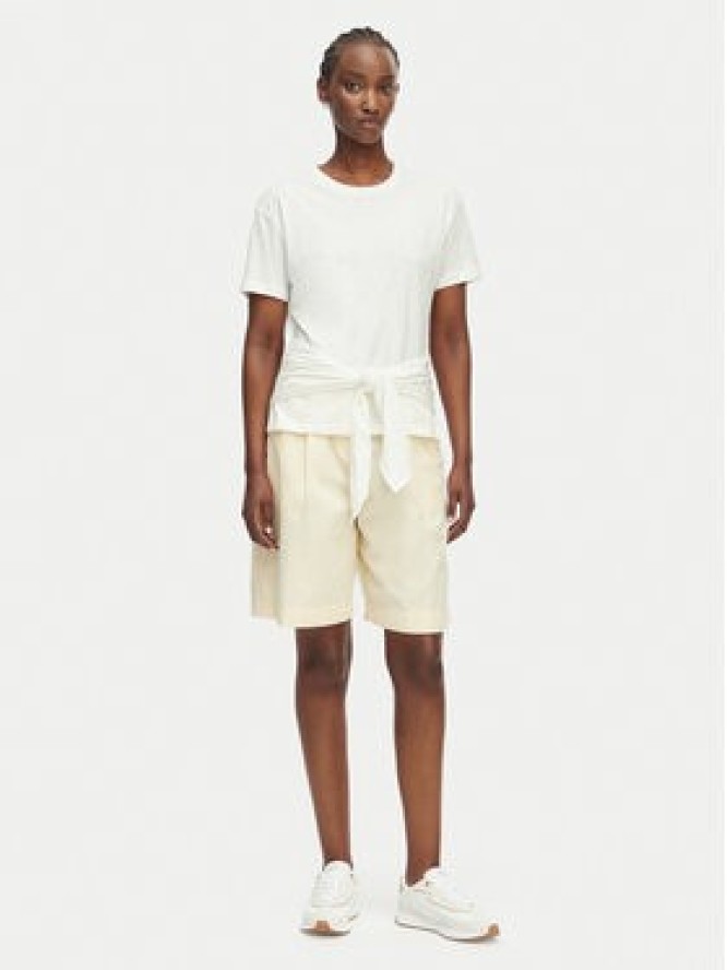 Tommy Hilfiger Bermudy WW0WW49595 Beżowy jasny Relaxed Fit