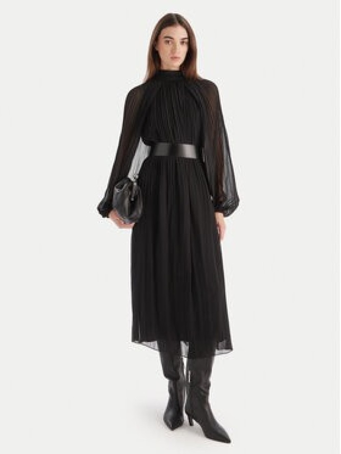 KAOS Sukienka koktajlowa RI1GX006 Czarny Regular Fit